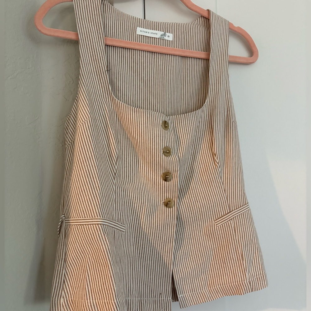 NWT Altar’d Sate Button Up Vest